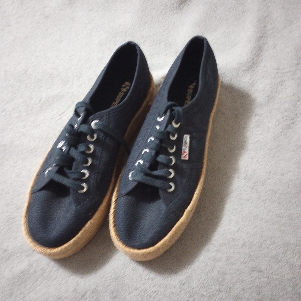 Superga women's blue size 10.5 shoes